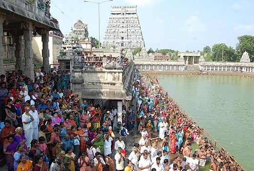 தைப்பூசத்தை முன்னிட்டு நடராஜர் கோயிலில் தீர்த்தவாரி: திரளான மக்கள் பங்கேற்பு